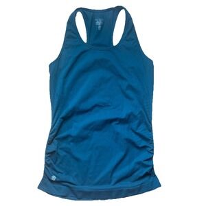 Athleta Speedlight Seamless Tank Womens XS Green Racerback Athletic Top Shirt